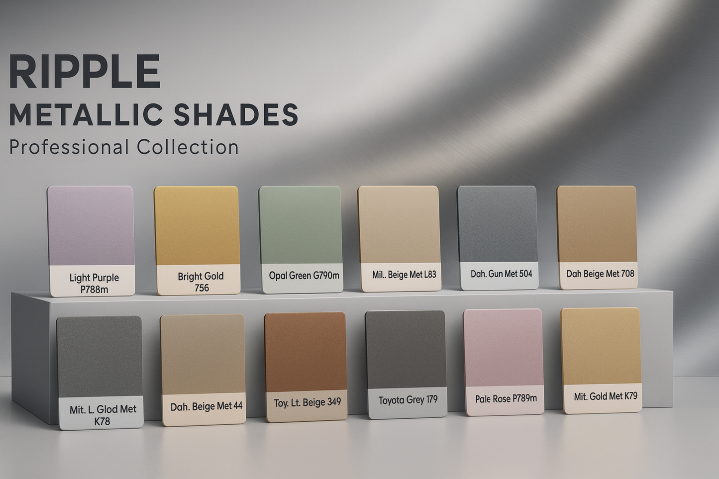 Ripple Metallic Paint – Metallic Shades (0.9 Litre & 3.64 Litre & 20 Litre)